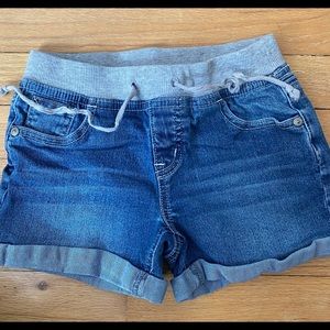 Justice Girls Denim Shorts Size 8